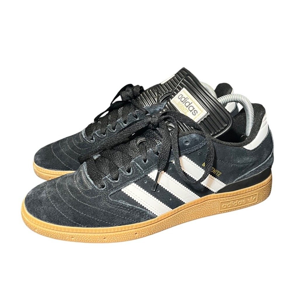 Adidas Busenitz Skate Shoes Mens 9 Black White Gum Suede G48060